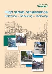 High street renaissance - delivering - renewing - improving