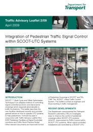 Integration of pedestrian traffic signal control within SCOOT-UTC systems