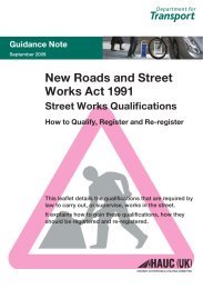 New Roads and street works act 1991: Street works qualifications, how to qualify, register and re-register