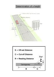 Traffic signs manual chapter 2 determination of x-height