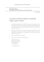 Control of development in airport public safety zones