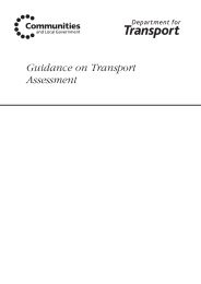Guidance on transport assessment (Withdrawn)