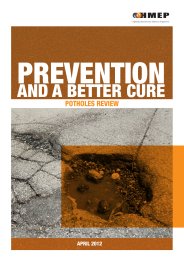 Prevention and a better cure: potholes review