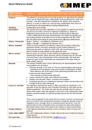 Quick reference guide - client - service provider collaboration