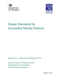 Design standards for accessible railway stations (version 04)