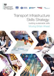Transport infrastructure skills strategy: building sustainable skills: moving Britain ahead