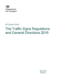 Traffic signs regulations and general directions 2016
