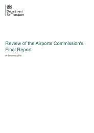 Review of the Airports Commission's final report