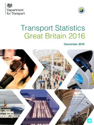 Transport statistics Great Britain 2016