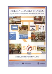 Keeping buses moving - a guide to traffic management to assist buses in urban areas. 2nd impression 2001