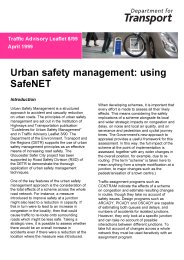 Urban safety management: using SafeNet