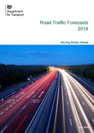 Road traffic forecasts 2018. Moving Britain ahead