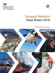 Transport statistics Great Britain 2019 (summary)