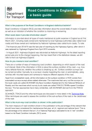 Road conditions in England - a basic guide