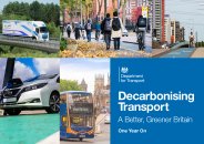 Decarbonising transport. A better, greener Britain. One year on