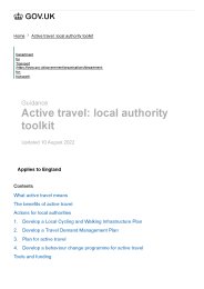 Active travel strategy