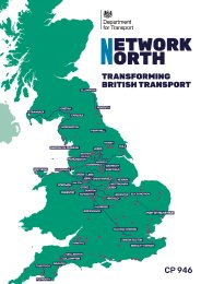 Network north. Transforming British transport