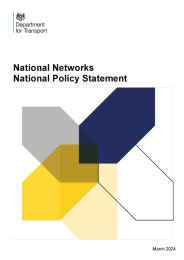 National networks national policy statement