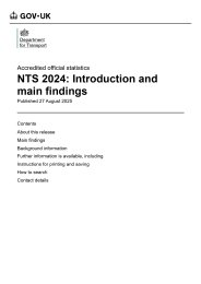 NTS 2024: introduction and main findings