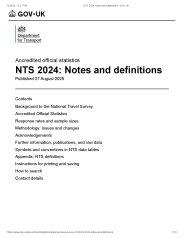NTS 2024: notes and definitions