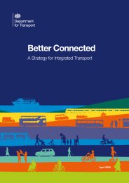 Better connected. A strategy for integrated transport