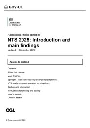 NTS 2025: introduction and main findings