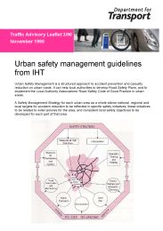 Urban safety management guidelines from IHT