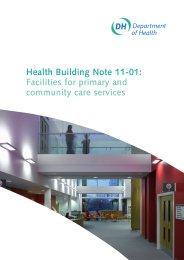 Facilities for primary and community care services