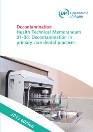 Decontamination in primary care dental practices