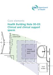 Clinical and clinical support spaces