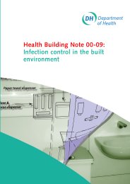 Infection control in the built environment