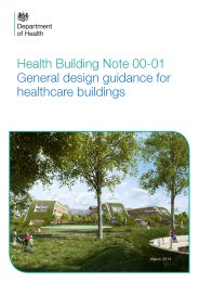 General design guidance for healthcare buildings