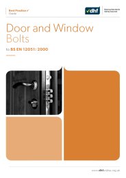 Door and window bolts to BS EN 12051:2000