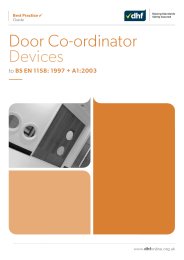 Door co-ordinator devices to BS EN 1158:1997+A1:2003