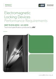 Electromagnetic locking devices performance requirements (+A1:2019)