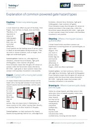 Explanation of common powered gate hazard types - The Construction ...