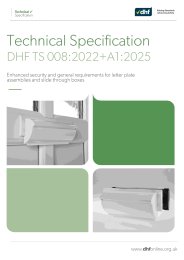 Enhanced security and general requirements for letter plate assemblies and slide through boxes (+A1:2025)