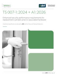 Enhanced security performance requirements for replacement cylinders and/or associated hardware