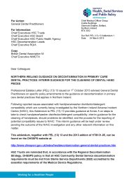 Northern Ireland guidance on decontamination in primary care dental practices: interim guidance for the cleaning of dental hand pieces