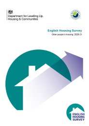 English housing survey. Older people's housing, 2020-21