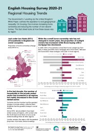 English housing survey 2020-21. Regional housing trends