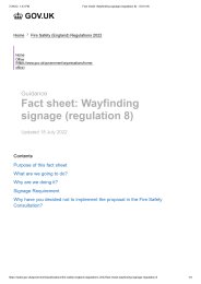 Guidance. Factsheet: wayfinding signage (regulation 8)