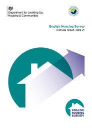 English housing survey. Technical report, 2020-21