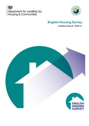 English housing survey. Headline report, 2020-21 (Revised 2022)