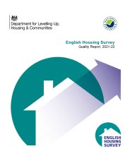 English housing survey. Quality report, 2021-22