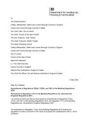 Amendments to Regulations 7(3)(k), 17(2A), and 19(1) of the Building Regulations 2010. Amendment to Regulations 17(1) of the Building Regulations etc. (Amendment) (England) Regulations 2021