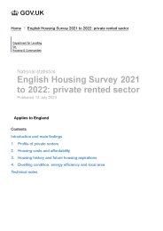 English housing survey 2021 to 2022: private rented sector