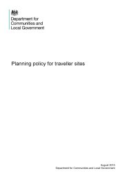 Planning policy for traveller sites