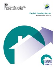 English housing survey. Headline report, 2022-23
