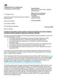 Changes to the building control process for higher-risk buildings and wider changes to procedural building regulations applying to buildings in England